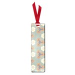 Flowers leaves. floristic pattern Small Book Marks Front