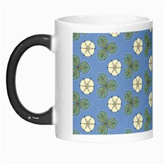 Flowers Leaves  Floristic Pattern Morph Mugs by SychEva