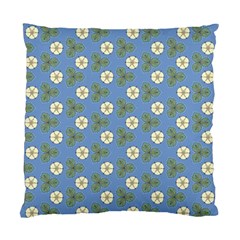 Flowers Leaves  Floristic Pattern Standard Cushion Case (two Sides) by SychEva