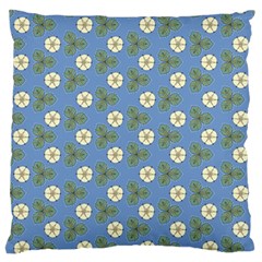 Flowers Leaves  Floristic Pattern Standard Flano Cushion Case (two Sides) by SychEva