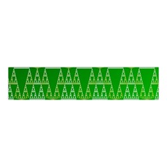 Green Triangles Velvet Scrunchie by JustToWear