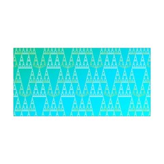 Blue Triangles Yoga Headband by JustToWear