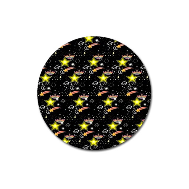 Sparkle Stars Magnet 3  (Round)