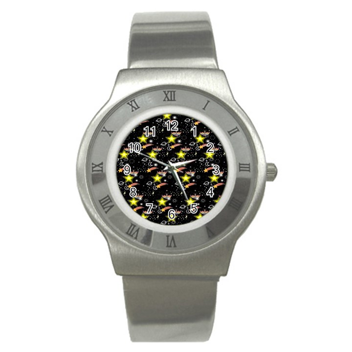 Sparkle Stars Stainless Steel Watch