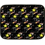 Sparkle Stars Double Sided Fleece Blanket (Mini)  35 x27  Blanket Back