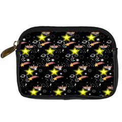 Sparkle Stars Digital Camera Leather Case