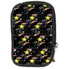 Sparkle Stars Compact Camera Leather Case