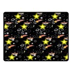 Sparkle Stars Fleece Blanket (Small) 50 x40  Blanket Front