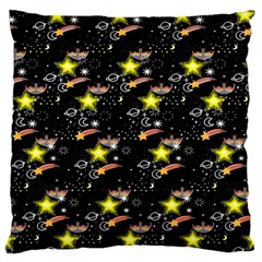 Sparkle Stars Large Flano Cushion Case (two Sides) by Sparkle