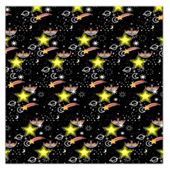 Sparkle Stars Large Satin Scarf (square) by Sparkle