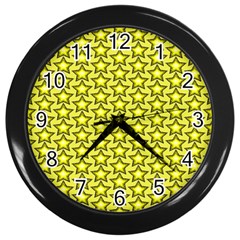 Stars Wall Clock (black) by Sparkle