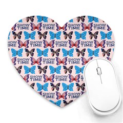 Show Time Heart Mousepads by Sparkle