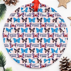 Show Time Ornament (round Filigree) by Sparkle