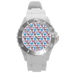 Show Time Round Plastic Sport Watch (l) by Sparkle