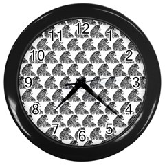 Leopard Wall Clock (black) by Sparkle