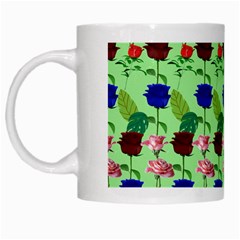 Rose Lotus White Mugs by Sparkle