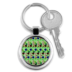 Rose Lotus Key Chain (round) by Sparkle