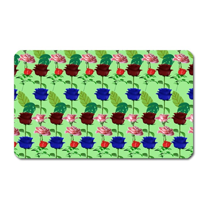 Rose Lotus Magnet (Rectangular)