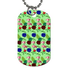 Rose Lotus Dog Tag (one Side) by Sparkle