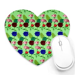 Rose Lotus Heart Mousepads by Sparkle