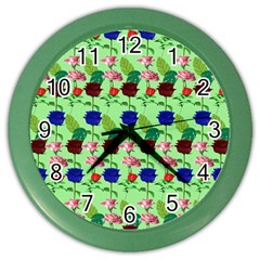 Rose Lotus Color Wall Clock by Sparkle