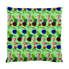 Rose Lotus Standard Cushion Case (one Side) by Sparkle