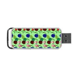 Rose Lotus Portable Usb Flash (one Side) by Sparkle