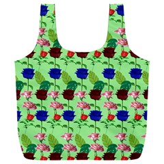 Rose Lotus Full Print Recycle Bag (xxl) by Sparkle