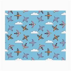 Birds In The Sky Small Glasses Cloth by SychEva