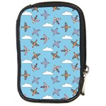 Birds in the sky Compact Camera Leather Case Front