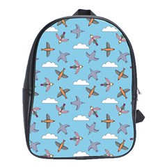 Birds In The Sky School Bag (large) by SychEva