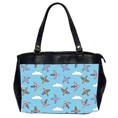 Birds In The Sky Oversize Office Handbag (2 Sides) by SychEva