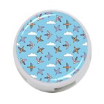 Birds in the sky 4-Port USB Hub (One Side) Front