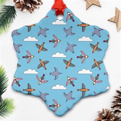 Birds In The Sky Ornament (snowflake) by SychEva