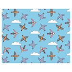 Birds in the sky Double Sided Flano Blanket (Medium)  60 x50  Blanket Front