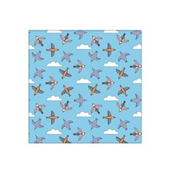 Birds In The Sky Satin Bandana Scarf by SychEva