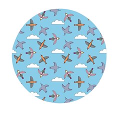 Birds In The Sky Mini Round Pill Box by SychEva