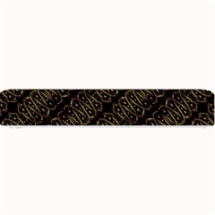 Interlace Stripes Golden Pattern Small Bar Mats by dflcprintsclothing