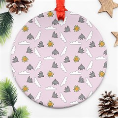 Birds In The Sky  Ornament (round) by SychEva