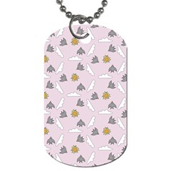 Birds In The Sky  Dog Tag (two Sides) by SychEva