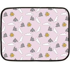 Birds In The Sky  Fleece Blanket (mini) by SychEva