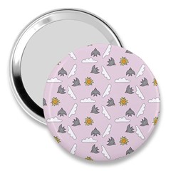 Birds In The Sky  3  Handbag Mirrors by SychEva