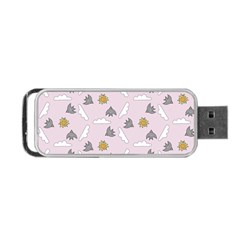 Birds In The Sky  Portable Usb Flash (one Side) by SychEva