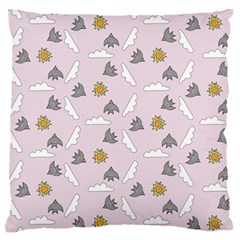 Birds In The Sky  Standard Flano Cushion Case (one Side) by SychEva