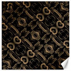 Modern Intricate Print Pattern Canvas 16  X 16 