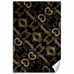 Modern Intricate Print Pattern Canvas 24  X 36  by dflcprintsclothing