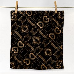 Modern Intricate Print Pattern Face Towel