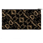 Modern Intricate Print Pattern Pencil Case Back