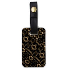 Modern Intricate Print Pattern Luggage Tag (one Side) by dflcprintsclothing