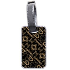 Modern Intricate Print Pattern Luggage Tag (two Sides) by dflcprintsclothing